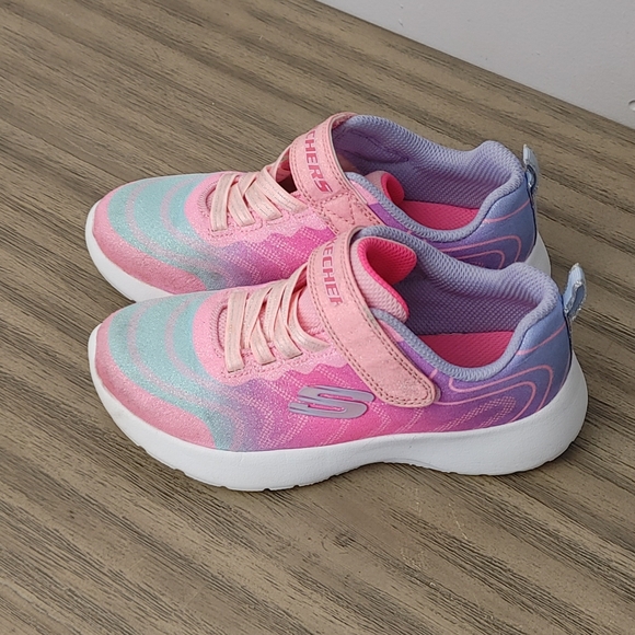 Skechers Kids' Pink and Blue Sneakers - Picture 2 of 8